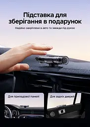 Автомобільний пружинний склобій із різаком ременя безпеки UGREEN CarSafe LP821 рятувальний молоток для загартованого скла працює під водою із тримачем для фіксації в автомобілі із тестовим склом для перевірки механізму сіро-фіолетовий із чорними деталями та прозорими торцевими кришками (35347) - мініатюра 4
