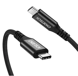 Кабель Choetech XCC-1007-V2-BK, преміум якість USB3.1 С-папа/C-папа,2 м. (XCC-1007-V2-BK)