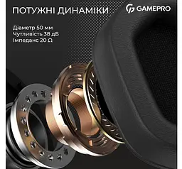 Ігрові навушники GamePro HS-1350-W Genesis Hunter White - мініатюра 8