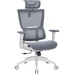 Офісне крісло OfficePro Elegant OC660-W-DG-DG White/Dark Gray [148665] - мініатюра 6