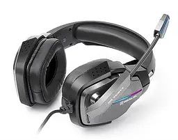 Ігрові навушники Real-El GDX-7680 Stereo Black з мікрофоном - мініатюра 2