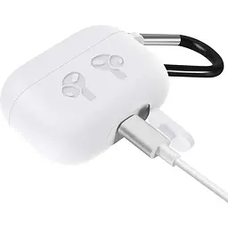 Чохол BeCover Silicon Protection для Apple AirPods Pro White (704505) - мініатюра 3