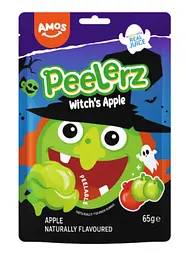 Желейні цукерки Amos Peelerz Gummy Witch Apple 65г