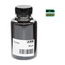 Тонер Pantum P2200/2050/M6500, 90г Black +chip AHK (3203063)