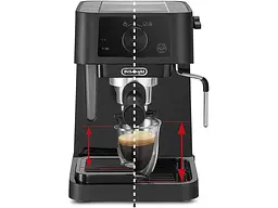 Ріжкова кавоварка еспресо Delonghi EC 235.BK - мініатюра 4