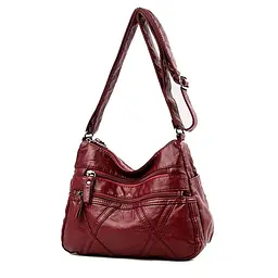 Сумка Italian Bags Century 25x11x19 см Бордовий (id_673)