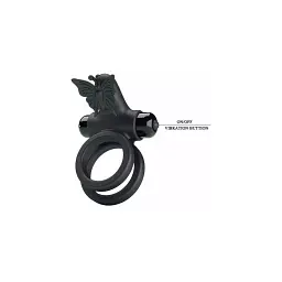 Ерекційне віброкільце Pretty Love Vibrating Dual Rings, 3.2-3.8 см - мініатюра 3