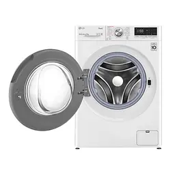 Пральна машина LG з фронтальним завантаженням F4V7VS1W, 9кг, 1400, A+++-30%, Пар, глибина 56см, Дисплей, Інвертор, Білий (F4V7VS1W) - мініатюра 4