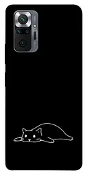 TPU чохол Demsky Lazy cat для Xiaomi Redmi Note 10 Pro