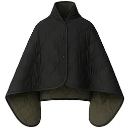 Кемпінгова ковдра з чохлом Black Stone 150×200 см KT7001009 з кнопками які дозволяють використовувати як пончо