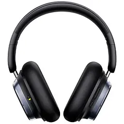 Накладні навушники Baseus Bowie H1s, Noise-Cancellation Wireless Headphones, BT5.4, ANC, 800mAh, 60h, 120h, black