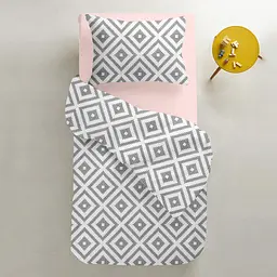 Комплект постільної білизни Cosas підлітковий ROSE ORNAMENT 155 x 215 см (OrnamentGrey_Rose_155) - мініатюра 2