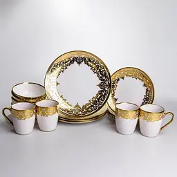 Столовий сервіз порцеляновий  Yiwu  Royal 16 предметів на 4 персони (HB-16) Yiwu HB-16