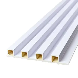 Декоративна стінова рейка Sticker Wall 160x23x3000мм (D) SW-00001533 Біла
