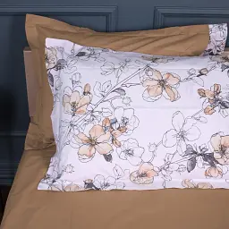 Простирадло на резинці MirSon Поплін 00-2 Beige Flowers 60x120 см (2200009700729) - мініатюра 8