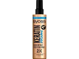 Спрей для волосся SYOSS 200мл Keratin & Volume Захист при сушінні феном 200мл