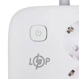 Мережевий фільтр-подовжувач LogicPower LPF-65W-G4, 3x220 В-3520 Вт, 2xUSB-60 Вт, 2xType-C 65 Вт QC/PD - мініатюра 5