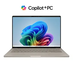 Ноутбук ASUS Zenbook A14 UX3407RA-QD906W 14 WUXGA OLED, Snapdragon X Elite X1E 78 100, 32GB, F1TB, UMA, Win11, Бежевий (90NB16G1-M000R0) - мініатюра 3