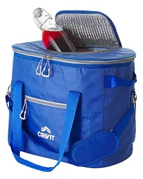 Термосумка Crivit 35L сумка-холодильник зі знімним пластиковим пакетом Синя - мініатюра 2