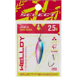Блешня Select Welldy 2.5g 31mm #04 Fancy Silver - мініатюра 2
