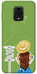 Чохол Demsky Travel girl для Xiaomi Redmi Note 9s / Note 9 Pro / Note 9 Pro Max