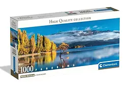 Пазл Clementoni High Quality Collection: Золотий пейзаж, озеро Ванака, Нова Зеландія (High Quality Collection - Wanaka's Golden Reflections Panorama Puzzle - 1000 pcs.), 1000 ел. (панорама) (39942)