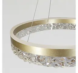 Світлодіодна люстра підвісна Artlight MD230327GD в кольорі золотий сатин, 53W - мініатюра 3