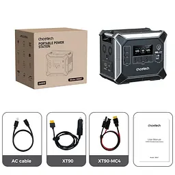 Зарядна станція Choetech BS067 2048Wh, 2400W (BS067-EU-BKSL)_OEM