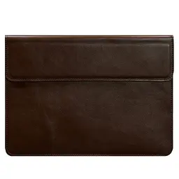 Шкіряний чохол-конверт BlankNote на магнітах для MacBook Pro 16" Бордовий - мініатюра 5