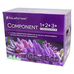 Мікро і макроелементи для морського акваріуму Aquaforest Component Concentrate 1+2+3+, 3x1 л - набір для методу Баллінга