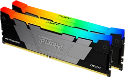 Оперативна пам'ять Kingston Fury 32GB (2x16GB) DDR4 3600MHz Renegade RGB Black (KF436C16RB12AK2/32)