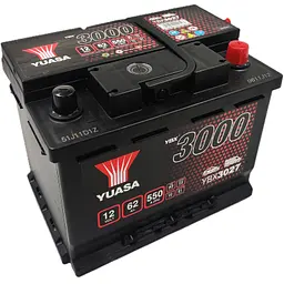 Акумулятор автомобільний Yuasa 12V 62Ah SMF акумулятор (YBX3027) - мініатюра 2