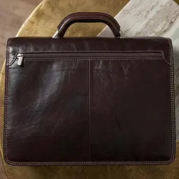 Чоловічий діловий портфель Tony Perotti 8009/42 moro (90378) Коричневий - мініатюра 7
