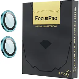 Захисне скло на камеру iLera FocusPro Lens для Apple iPhone 16/16 Plus Green (iLFPGre16) [124805] - мініатюра 1