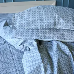 Наволочка MirSon Ranforce Elite Subtle Grid 70 x 70 см (2200013516682) - мініатюра 3