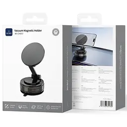 Автоутримувач Wi-CH057 Holdex Magnetic Car Holder with Vacuum Mount Black Wiwu teh0029284 - мініатюра 2