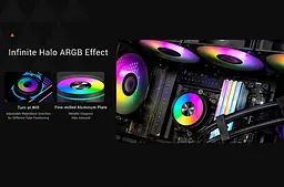 СВО PcCooler PсCOOLER DA360 PRO ARGB Black (DA360Pro-BKAWXL-GL) - мініатюра 9