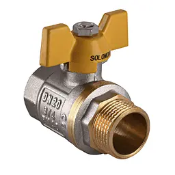 Кран кульовий прямий Solomon 3/4″ ЗВ ЖБ PN40 B1008