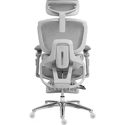 Офісне крісло GT Racer B-816 White/Gray [166917] - мініатюра 7