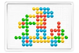 Дитяча розвиваюча мозаїка №5 3374TXK, 240 фішок в наборі - мініатюра 5