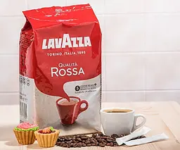 Кава Lavazza Qualita Rossa у зернах 1 кг Оригінал - мініатюра 2
