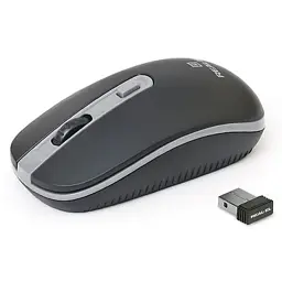 Мишка REAL-EL RM-303 Wireless Black/Grey (EL123200021)