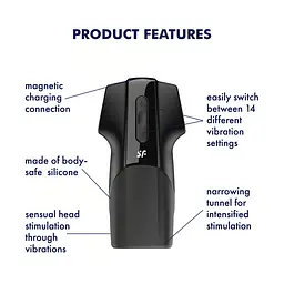 Мастурбатор Satisfyer Men Vibration (App) - мініатюра 7