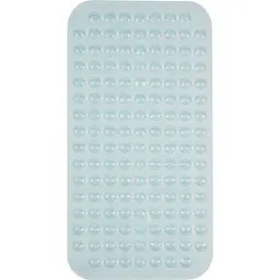 Килимок для ванної масажний Eco Fabric Сфери 70х37 см прозоро-блакитний (7037-003)
