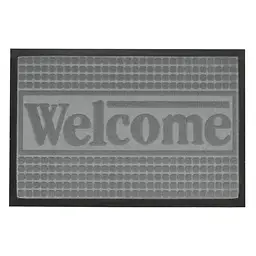 Килимок придверний Eco Fabric Welcome з кромкою сірий 40 х 60 см (4060-115) - мініатюра 3