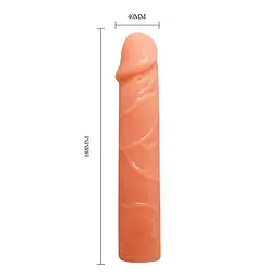 Фаломіметатор Baile Bendable, 18.8 см (тілесний) - мініатюра 8