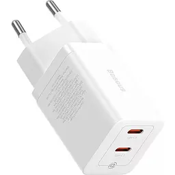 Мережевий зарядний пристрій Baseus GaN5 Pro 40W 2xUSB-C White (CCGP180102) [113781] - мініатюра 3