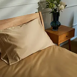 Наволочка MBM HOME Досвітня тиша сатин 50x75 см бежева (BL-P-24 WARM PEBBLE) - мініатюра 4