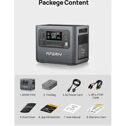 Зарядна станція Aferiy AF-P210 2400W 2048Wh (Aferiy AF-P210) - мініатюра 7