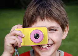 Дитячий цифровий фотоапарат Smart Kids Camera V7 жовто-рожевий - мініатюра 7